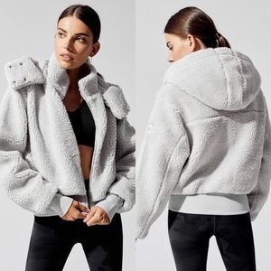 ALO Foxy Sherpa Jacket Gray